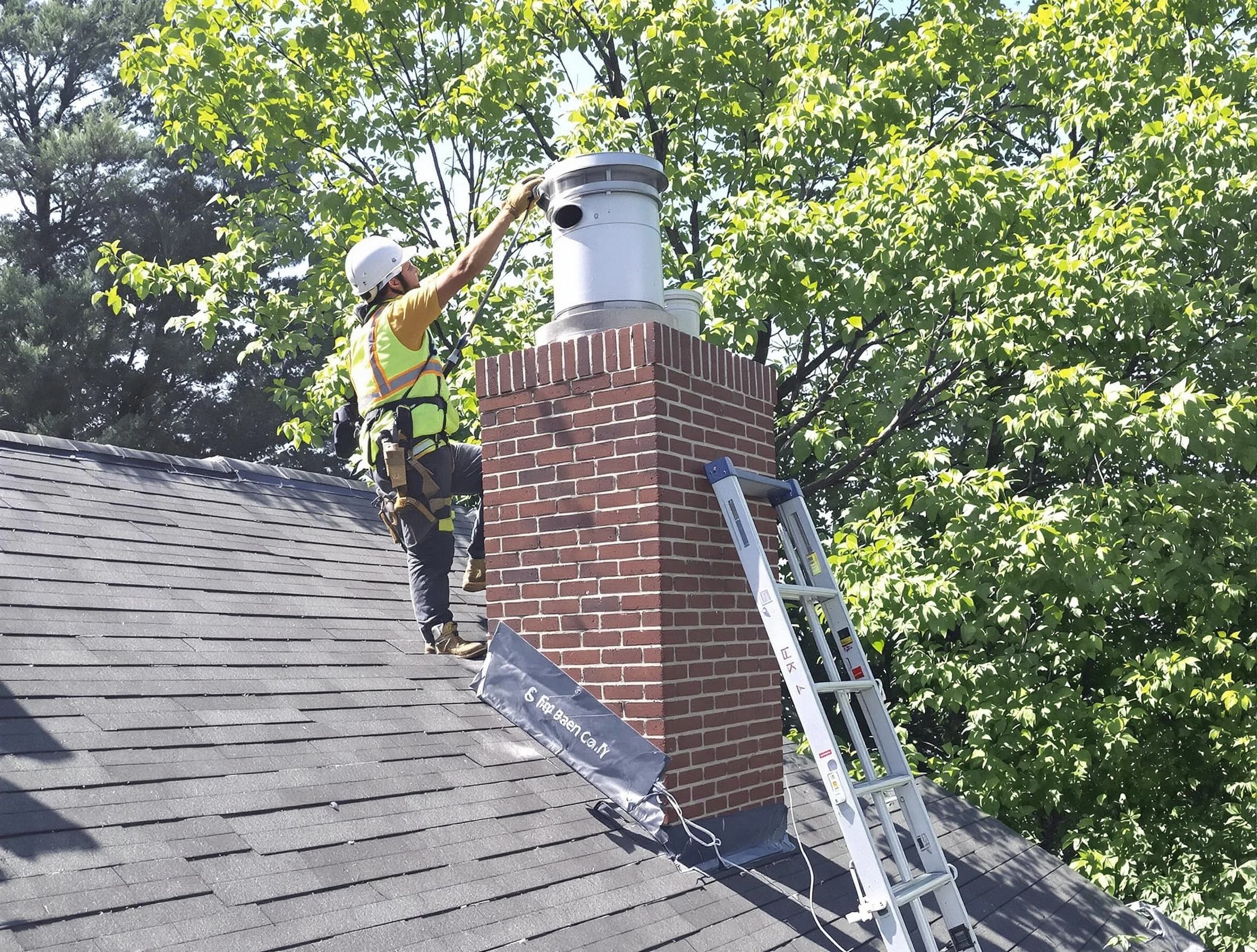 Chimney liner inspection by Kaysville Chimney Sweep in Kaysville, UT