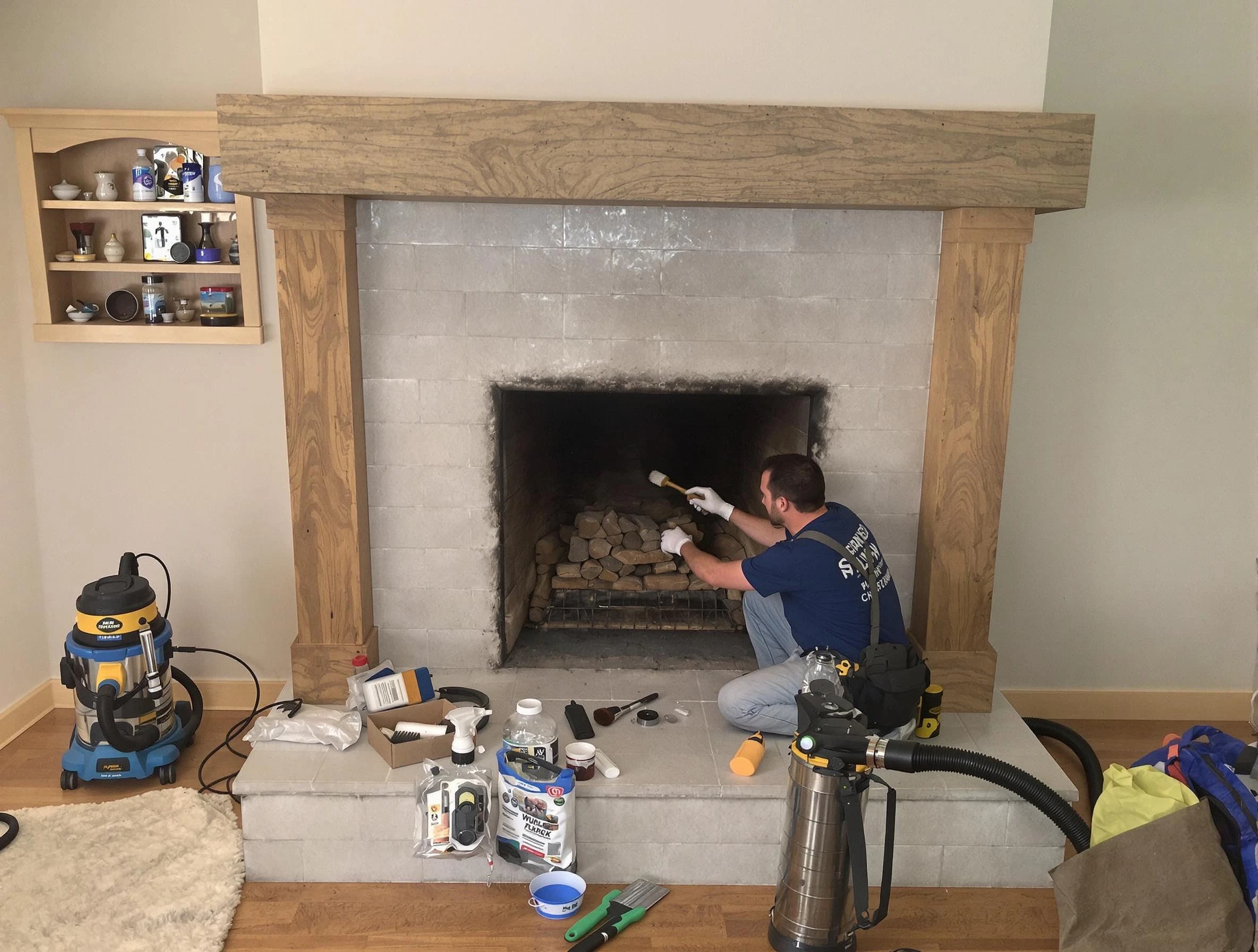 Detailed creosote removal process by Kaysville Chimney Sweep in Kaysville, UT