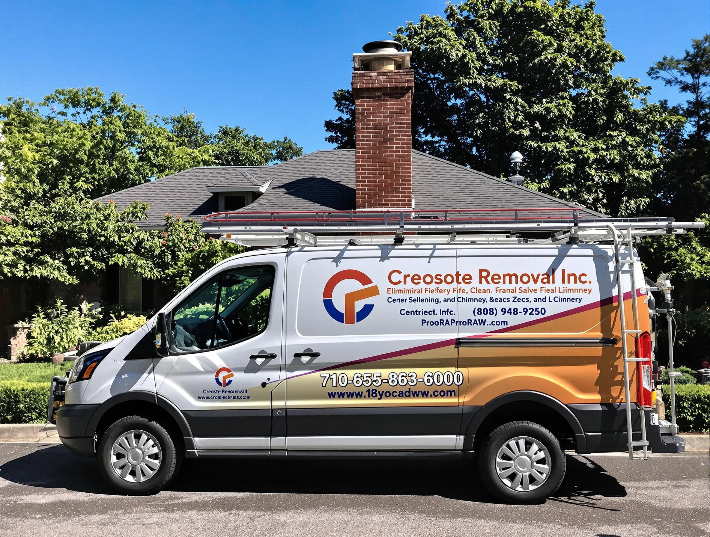 Kaysville Chimney Sweep technician removing creosote safely in Kaysville, UT