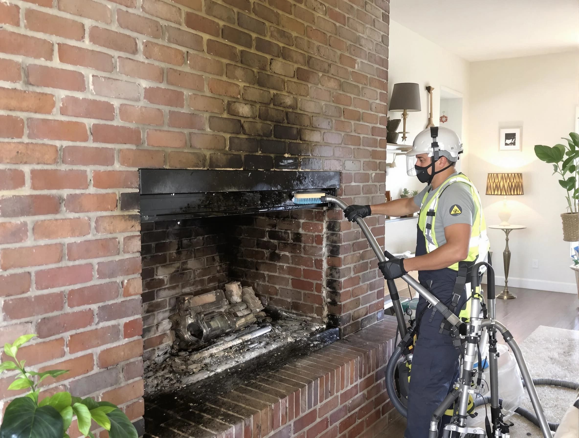 Kaysville Chimney Sweep providing fireplace cleaning services in Kaysville, UT