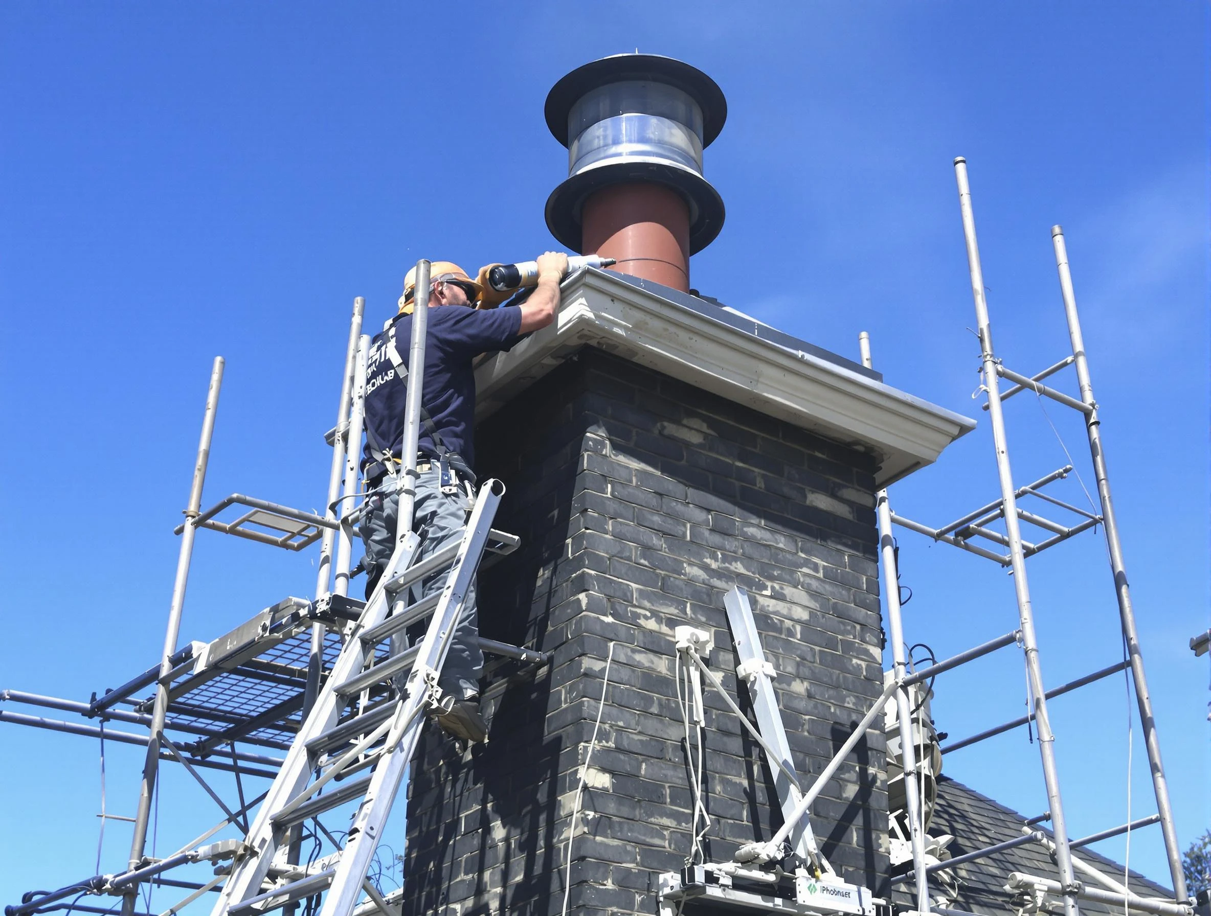 Sturdy chimney crown finished by Kaysville Chimney Sweep in Kaysville, UT