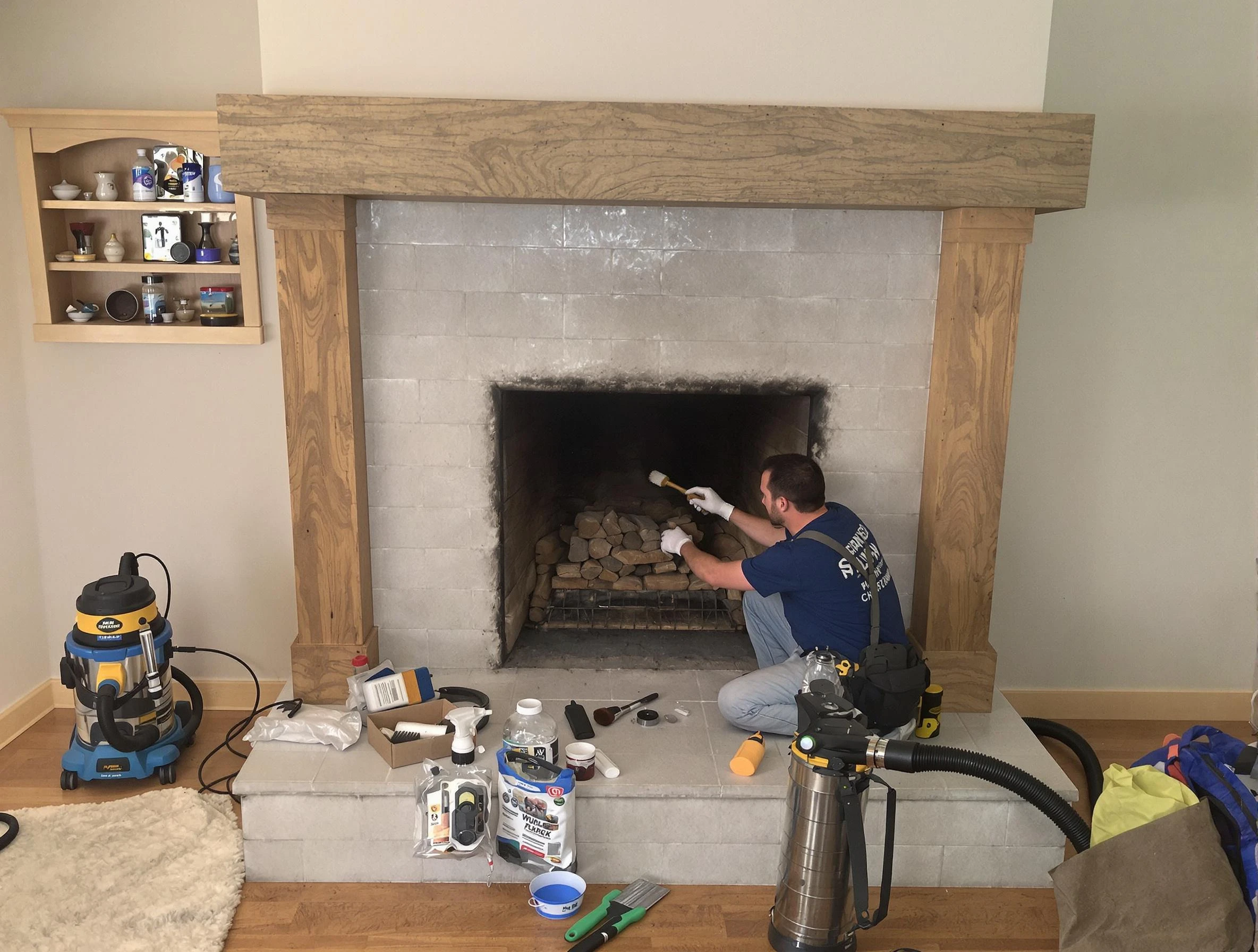 Detailed creosote removal process by Kaysville Chimney Sweep in Kaysville, UT